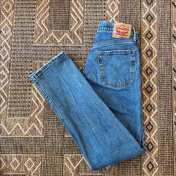 Levi's Denim - LEVIS 501 Classic Straight Leg Denim Button Fly Jeans Size 27/30